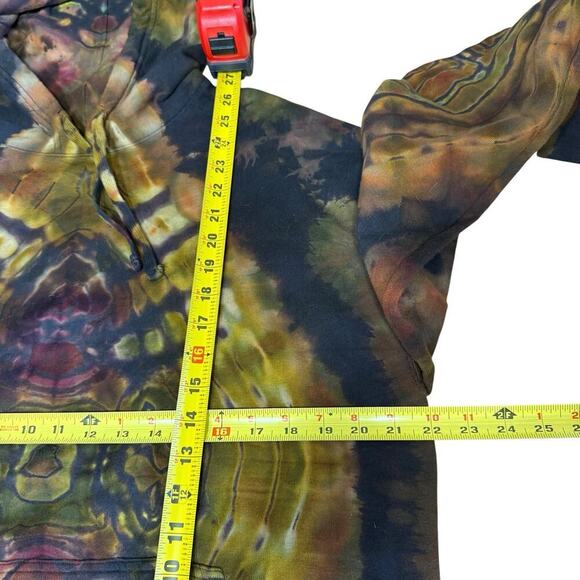 Sacred Vision Hoodie M Tie Dye Handmade Psychedelic - Picture 8 of 9